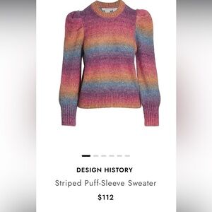 Design history sweater colorful xs never worn but bought last year